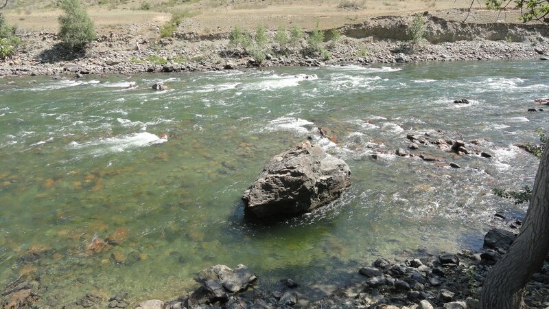 River flowing over rocks