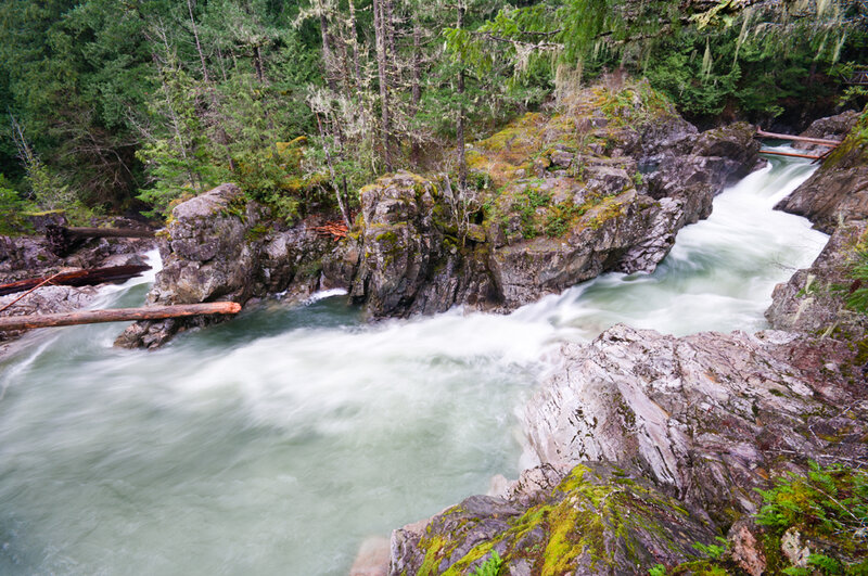 River Flowing Through Rocks — Green, Dynamic