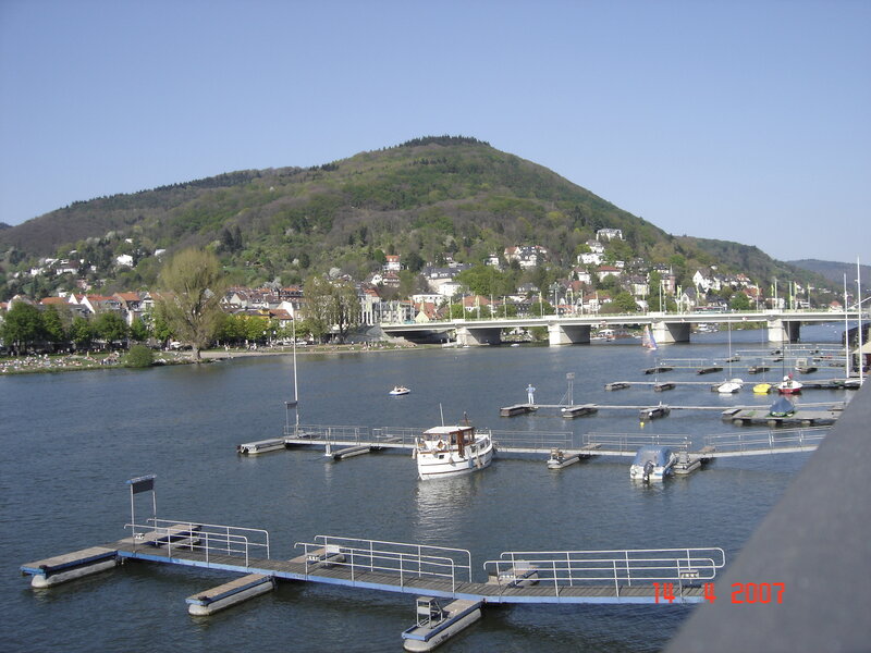 River Harbor with Boats