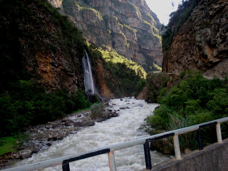 River in a Canyon — Green, Dramatic, Afternoon