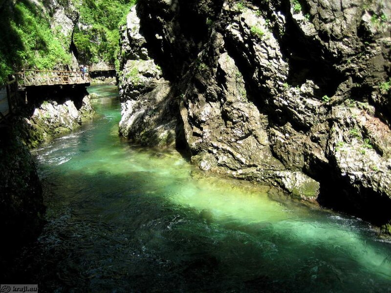 River in a Canyon — Green, Serene, Afternoon