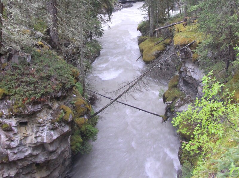 River in a Canyon — Green, Wild, Photograph