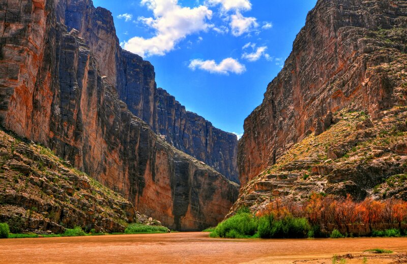 river in a deep canyon