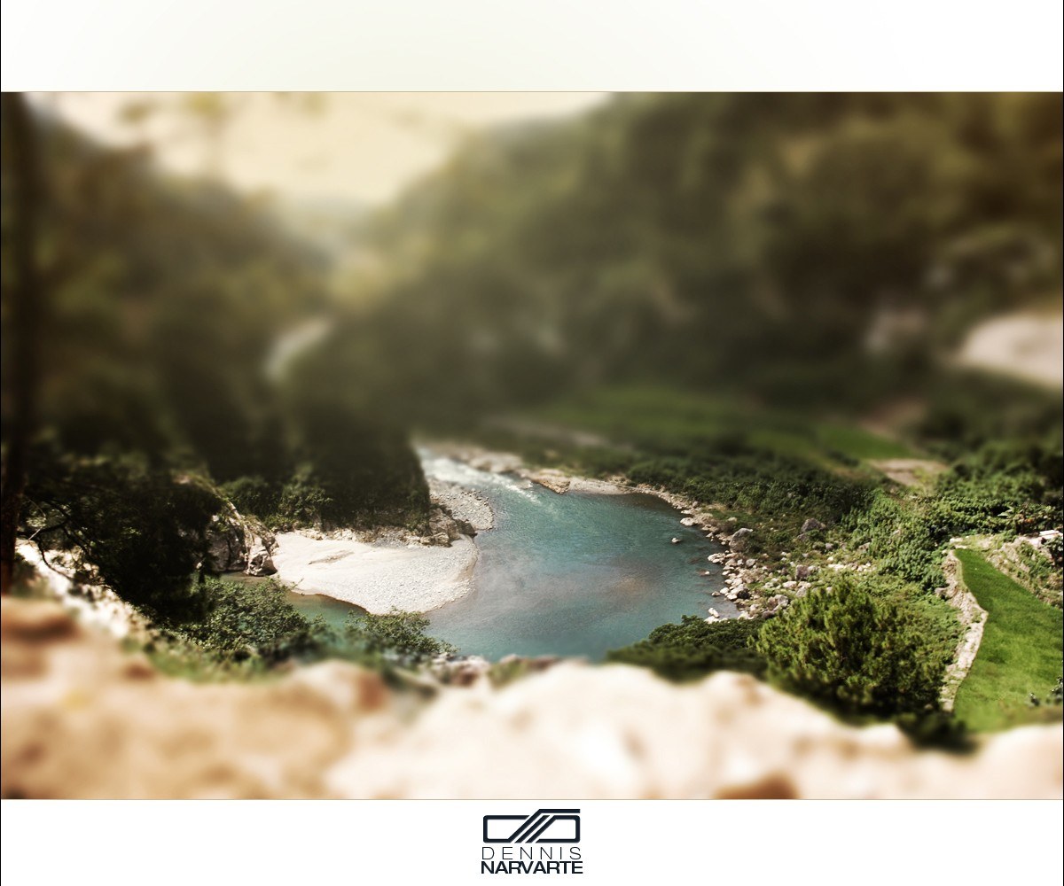 River in a forest valley