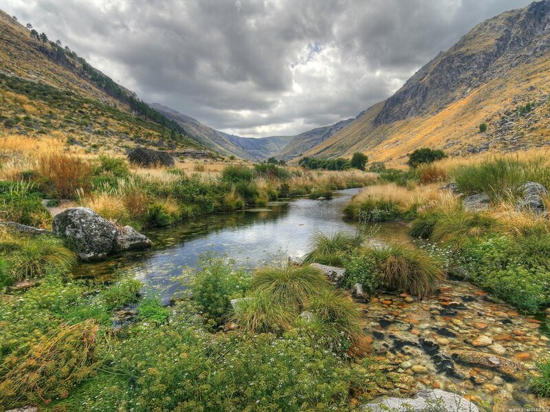 River in a mountain valley