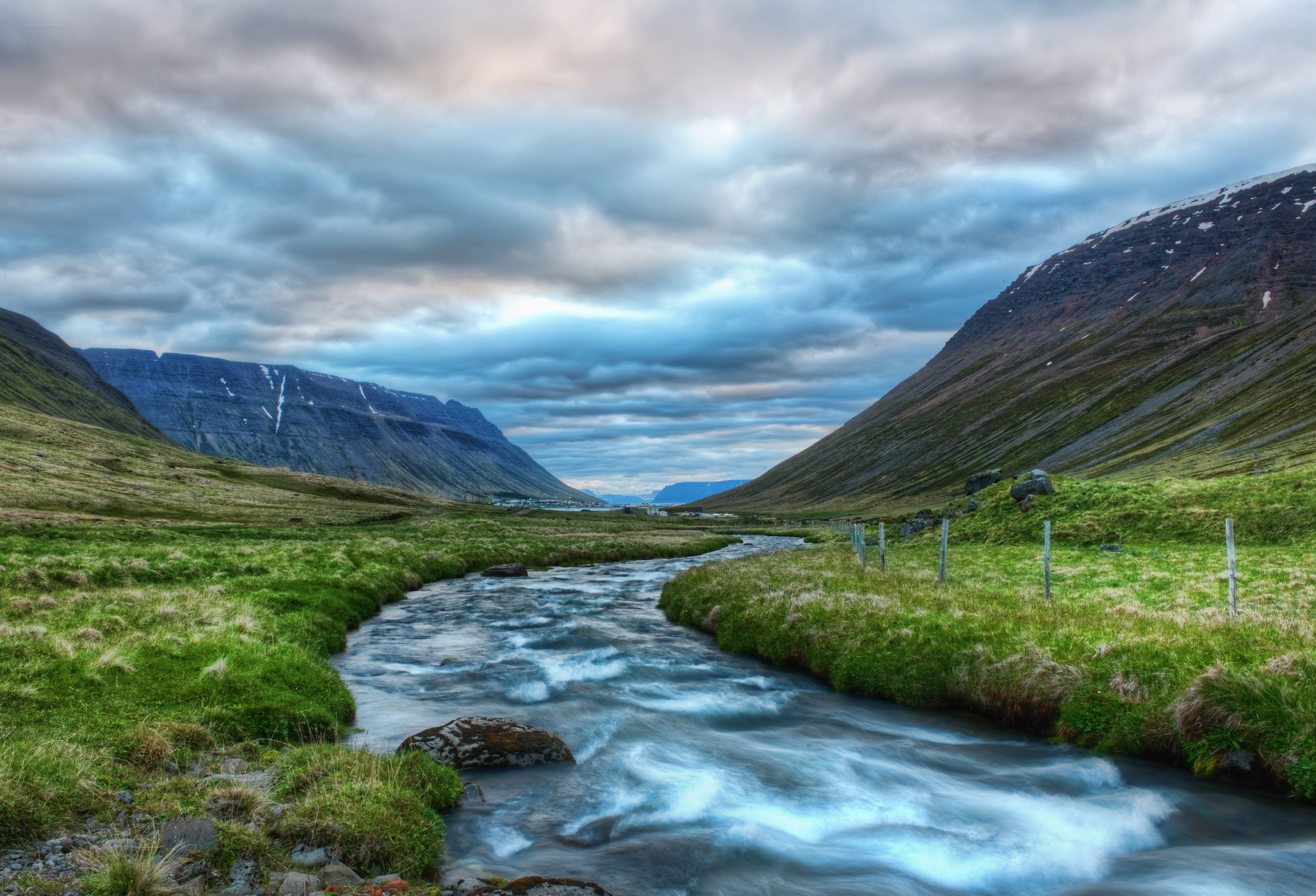 River in a mountain valley