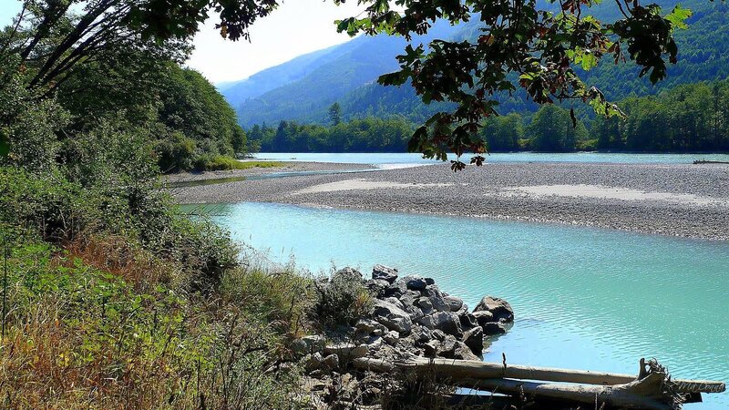 River in a mountain valley