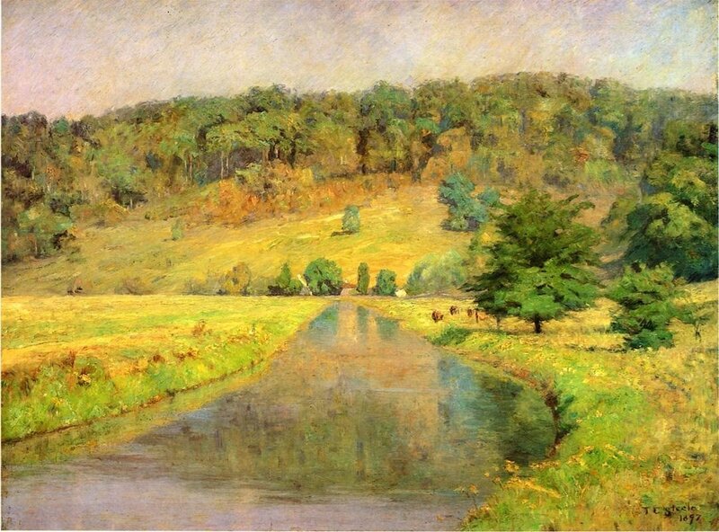 River in a Rural Landscape