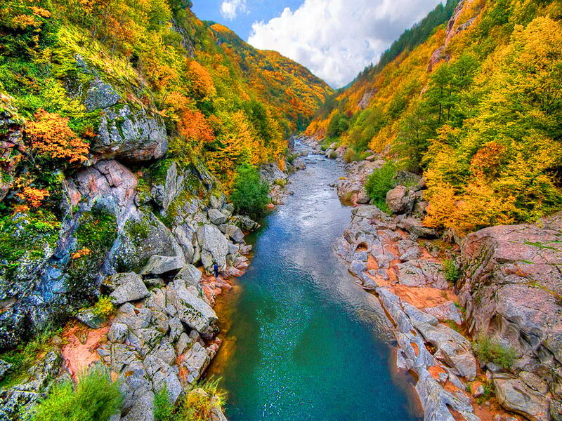 River in Autumn Canyon