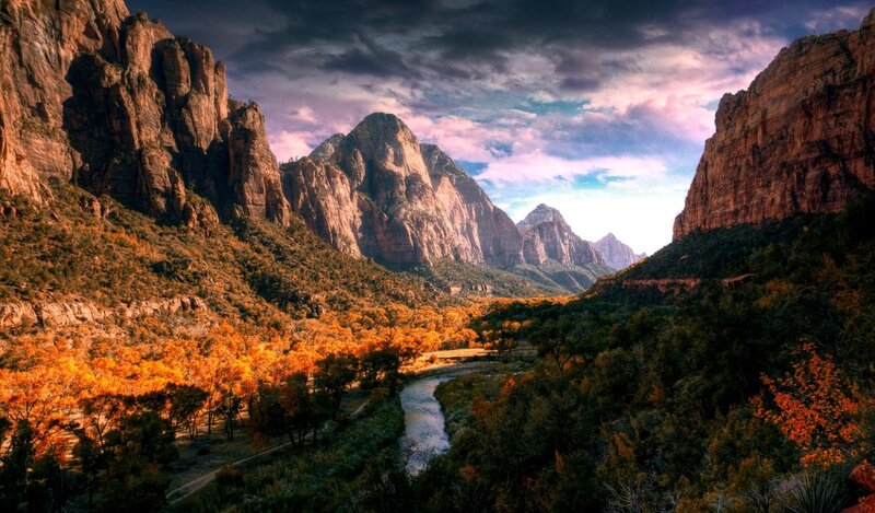 River in Canyon Valley