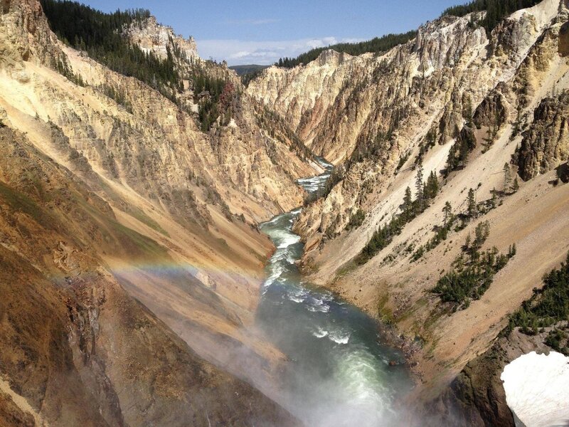 River in Deep Canyon — Brown, Dramatic, Afternoon