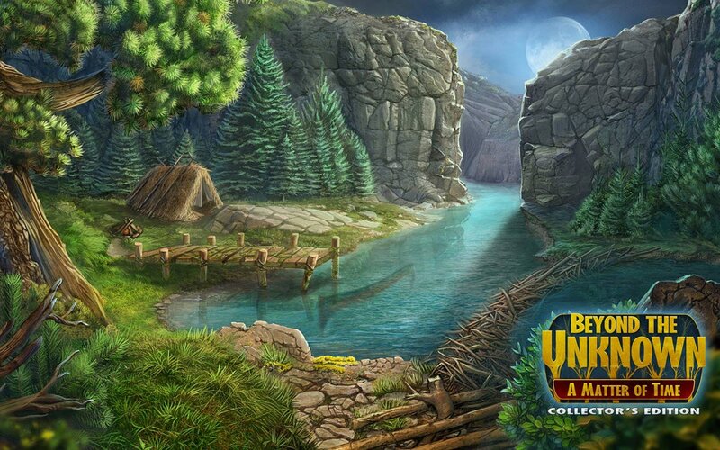 River in Forest Valley — Green, Serene, Night, Digital Art