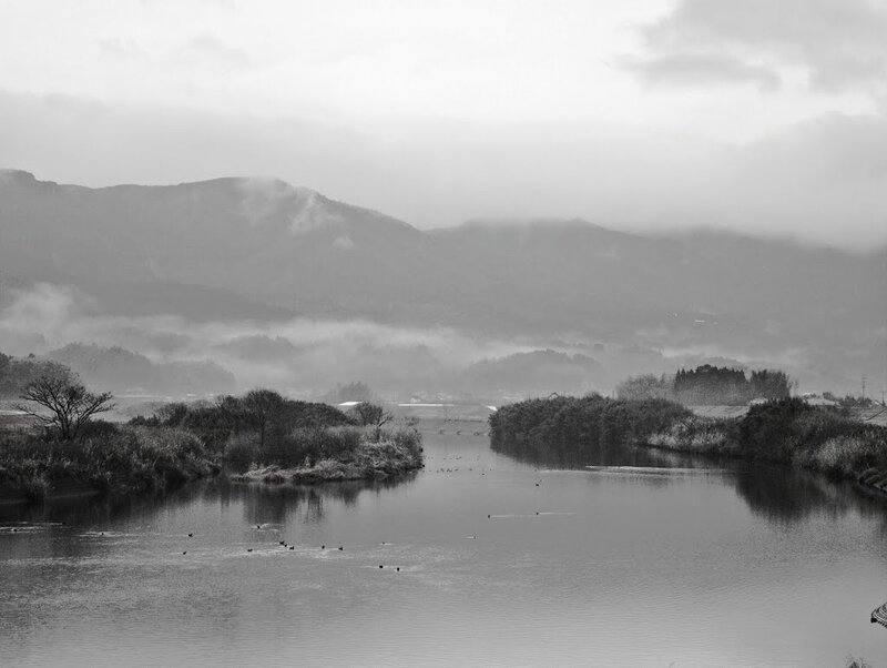 River in Misty Valley