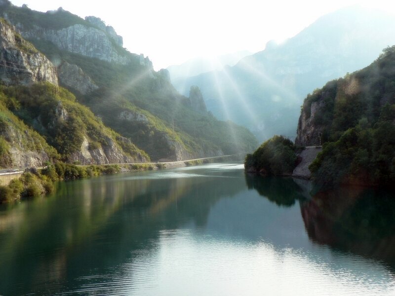 River in Mountain Gorge