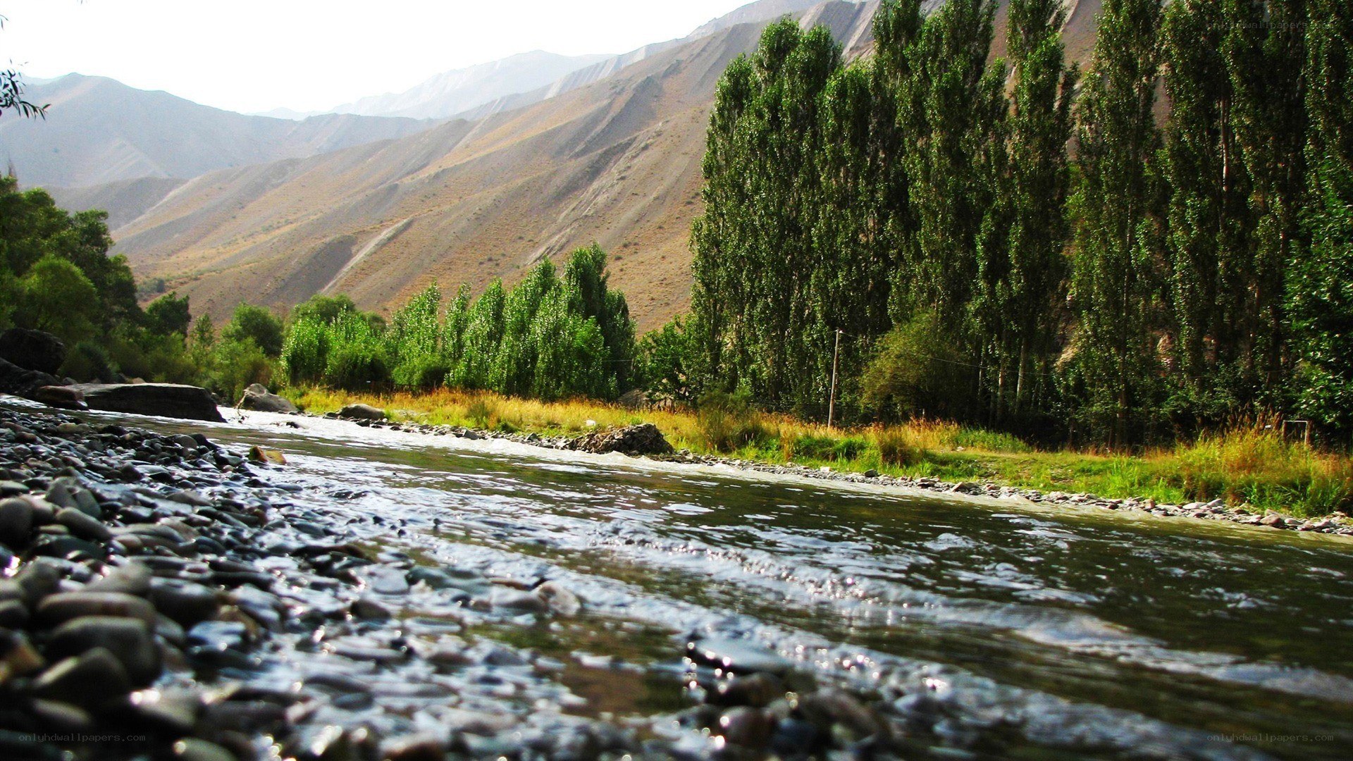 River in mountain valley