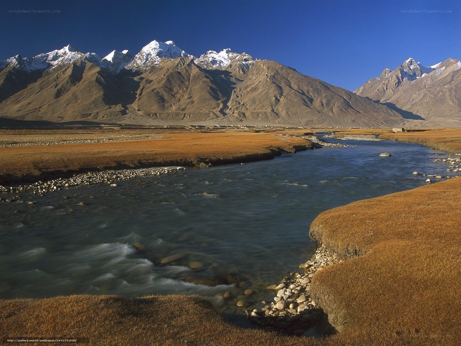 River in mountain valley