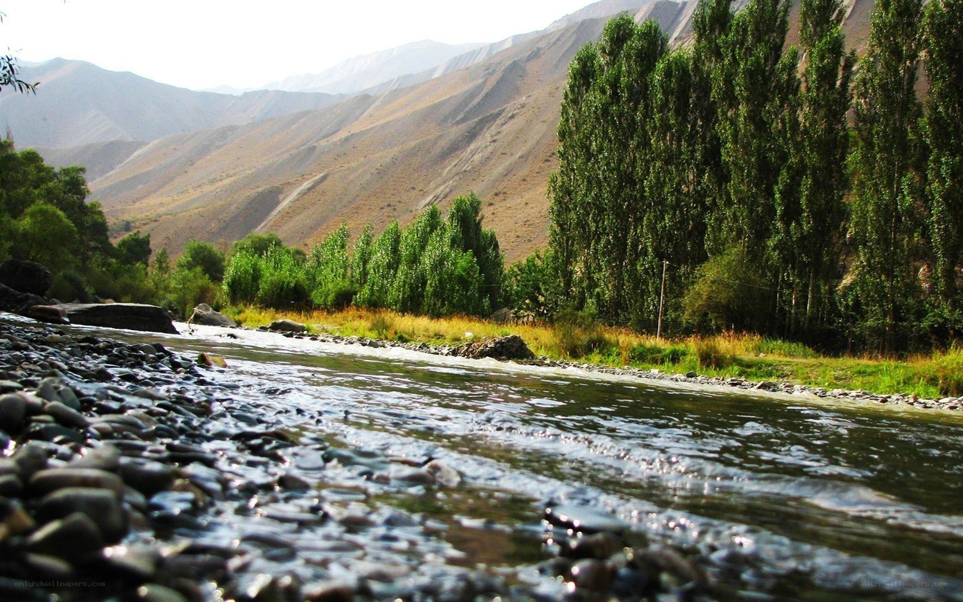 River in mountain valley
