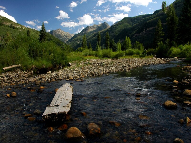 River in mountain valley