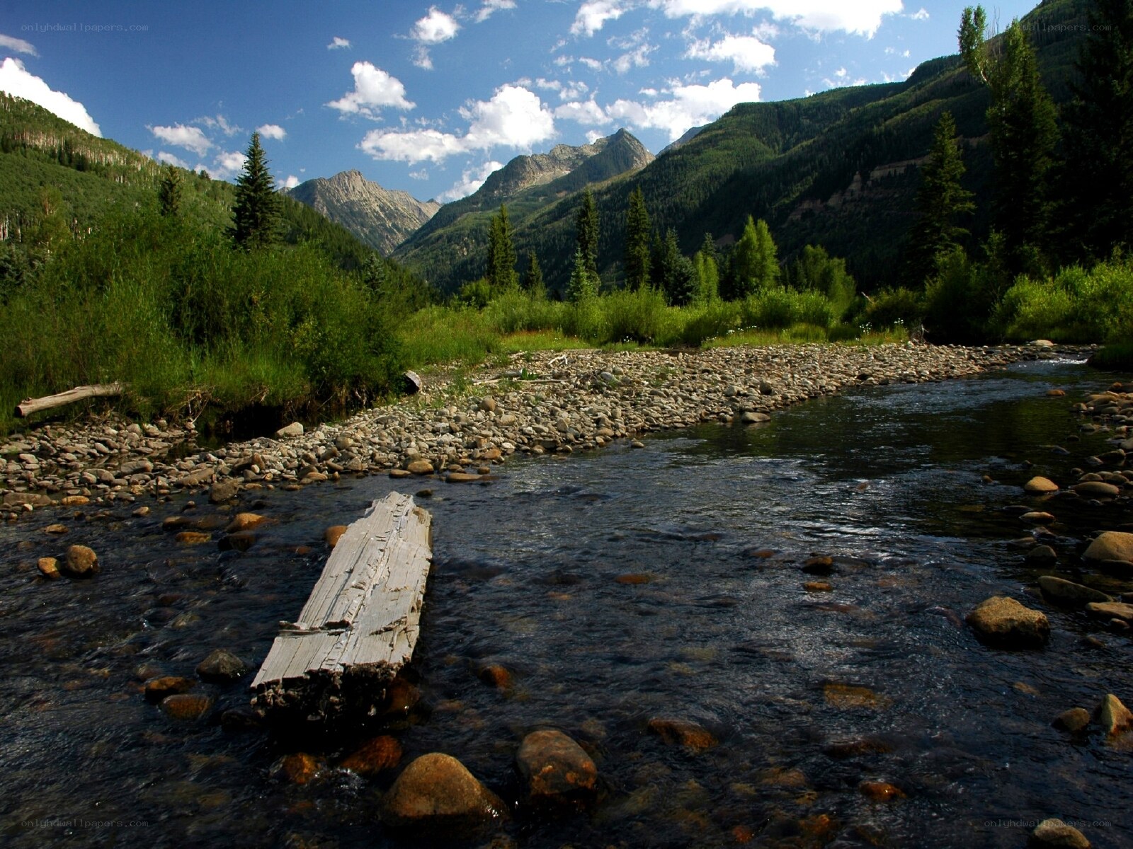 River in mountain valley