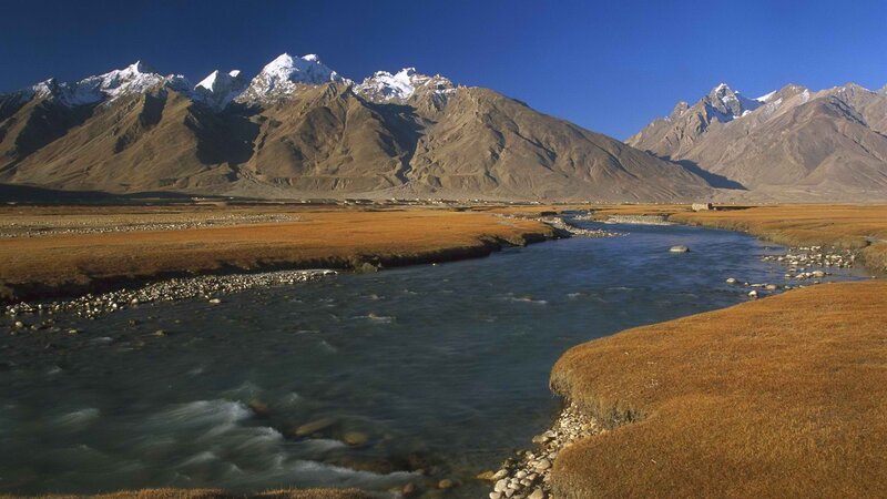 River in mountain valley