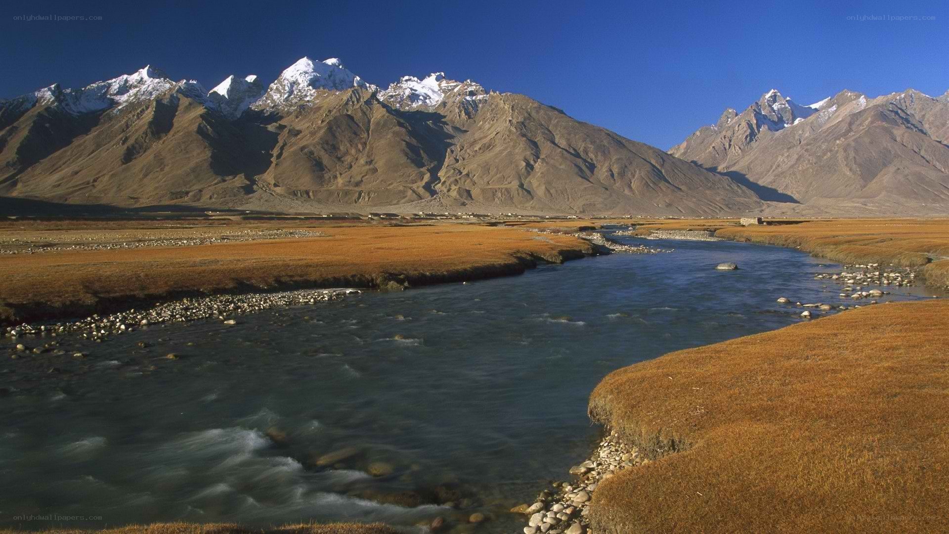 River in mountain valley
