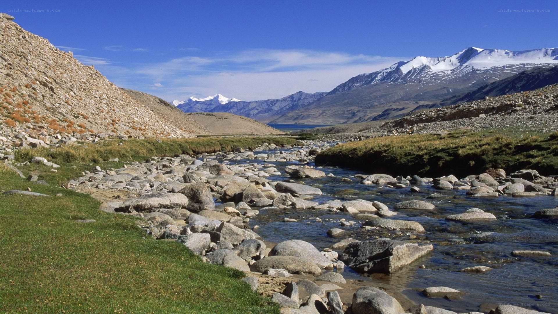 River in mountain valley