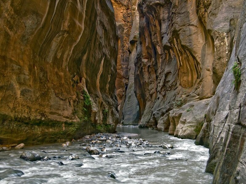 River in Narrow Canyon