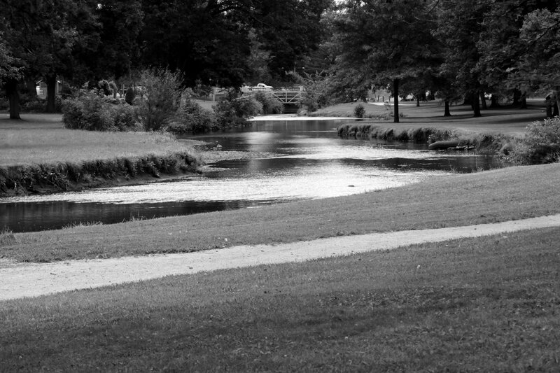 River in Park — Black