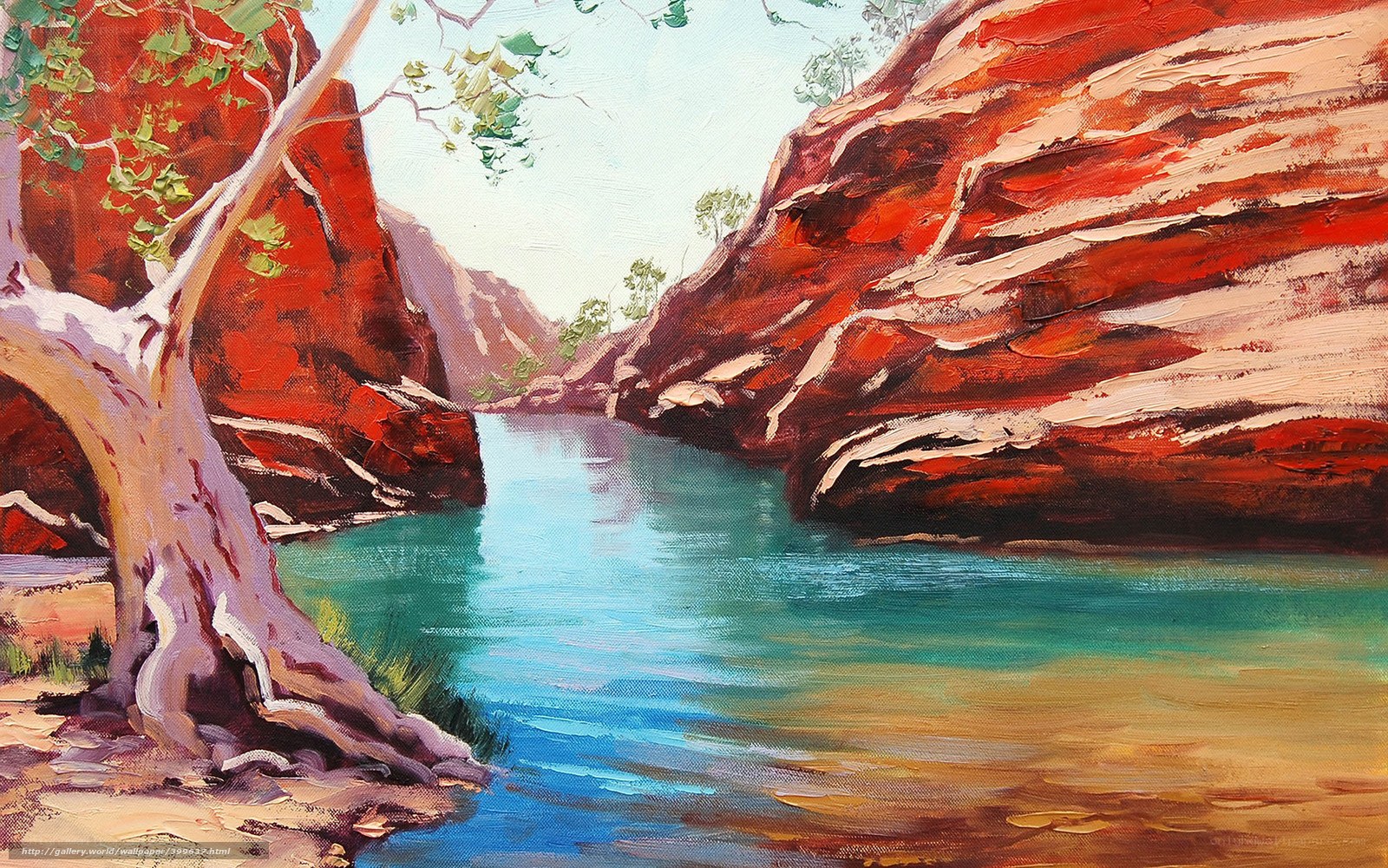 River in Red Rock Canyon
