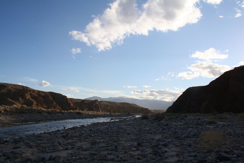 river in rocky canyon