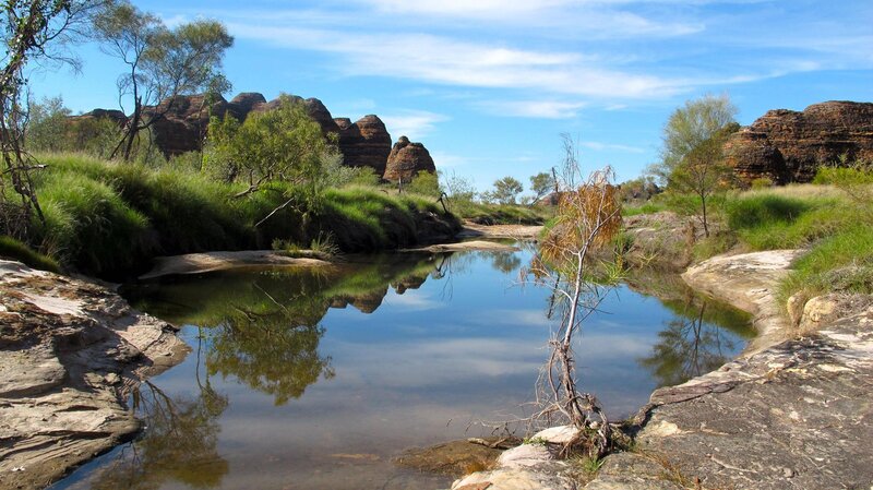 River in Rocky Canyon — Blue