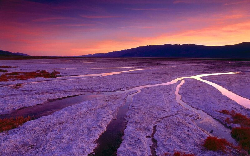 River in Salt Flat