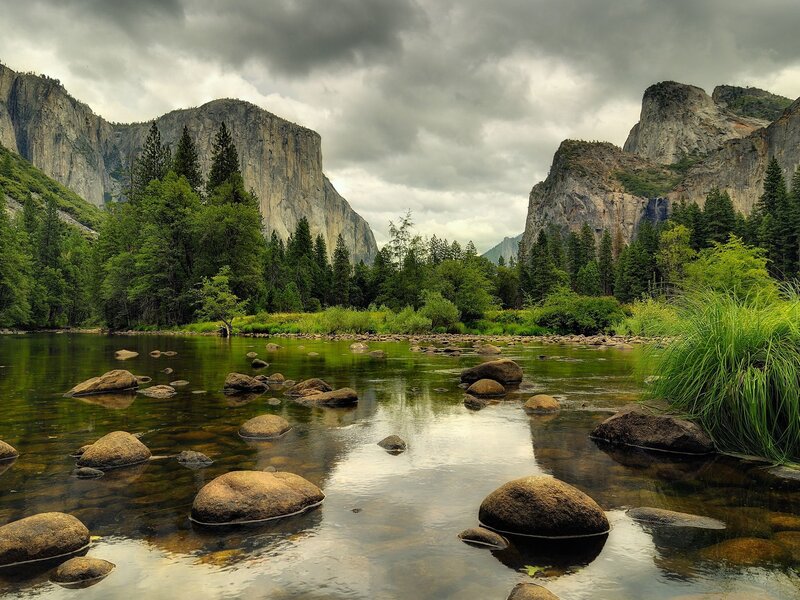 River in Valley
