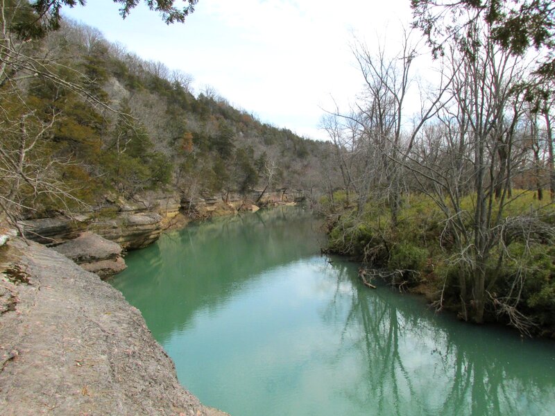 River in Wooded Canyon