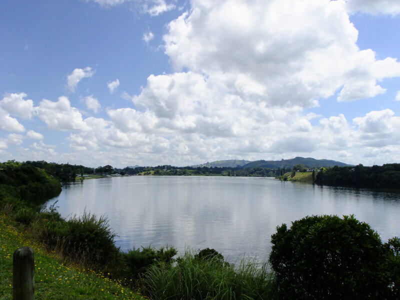 River Landscape — Blue