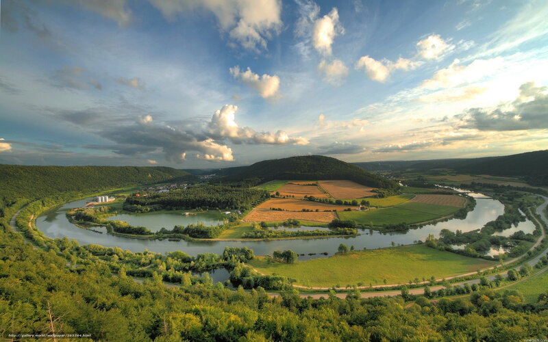 river meander landscape