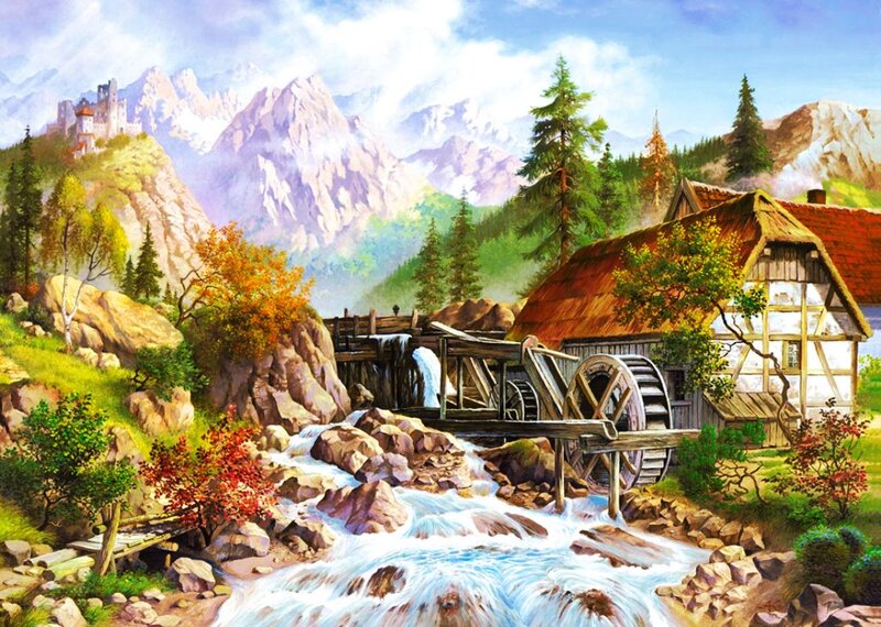 River Mill in Mountains