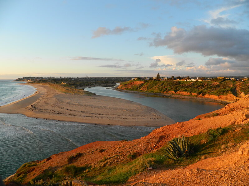 River Mouth at Sunset