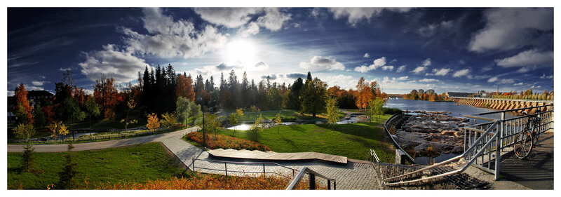 River Park with Dam