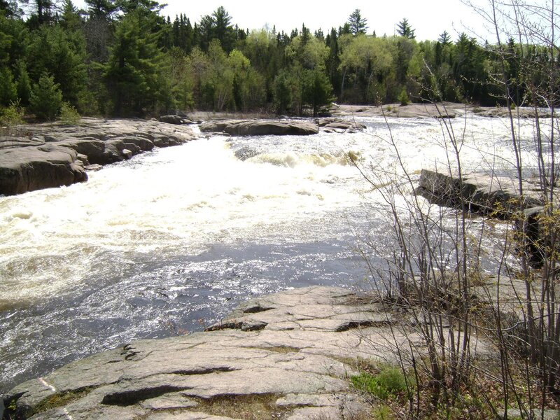 River Rapids Flowing — Green