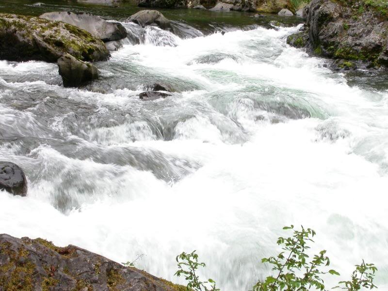 River Rapids Flowing