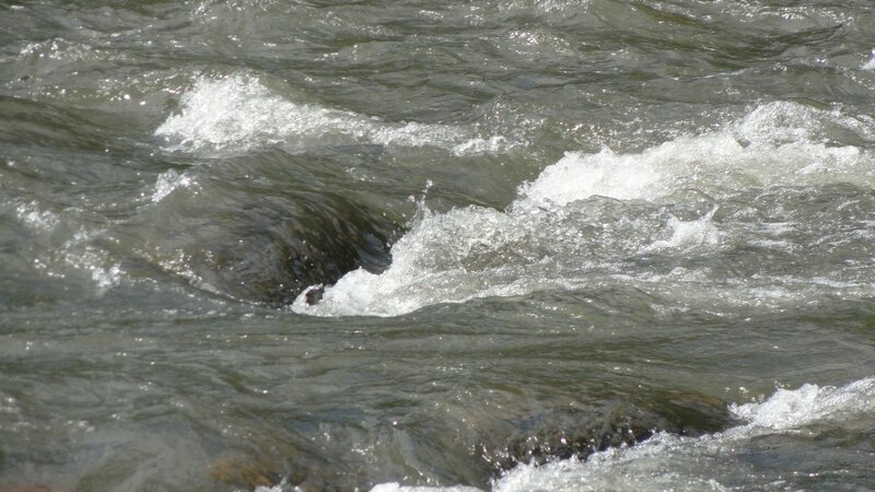 River Rapids — Gray, Dynamic, Photograph