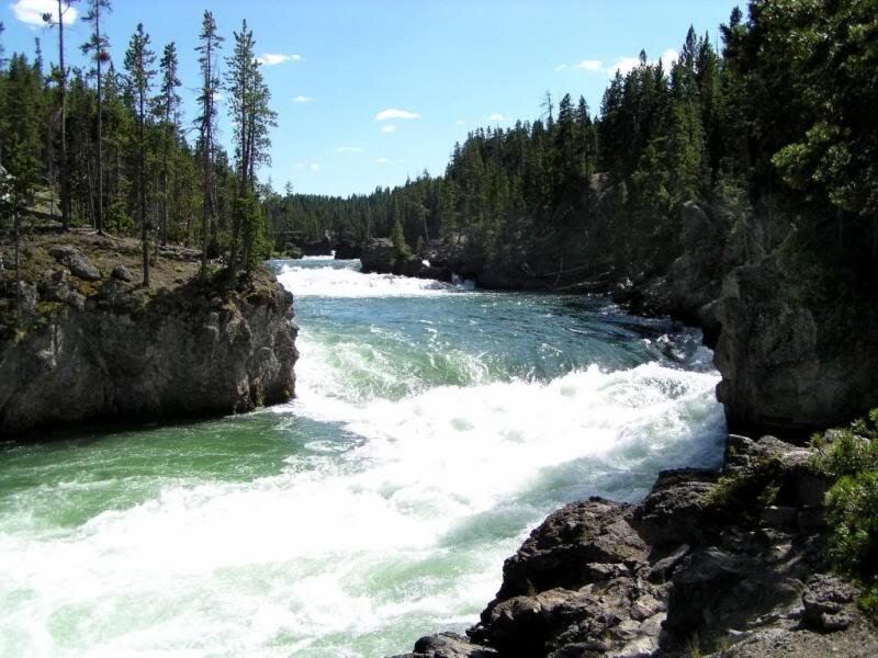 River Rapids in Canyon