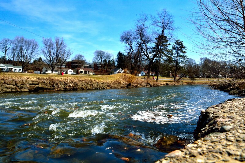 River Rapids in Town