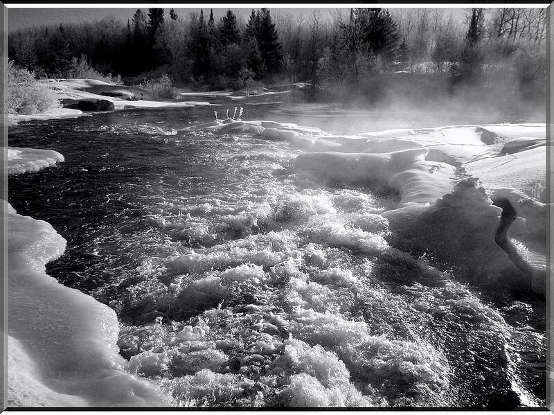 River Rapids in Winter