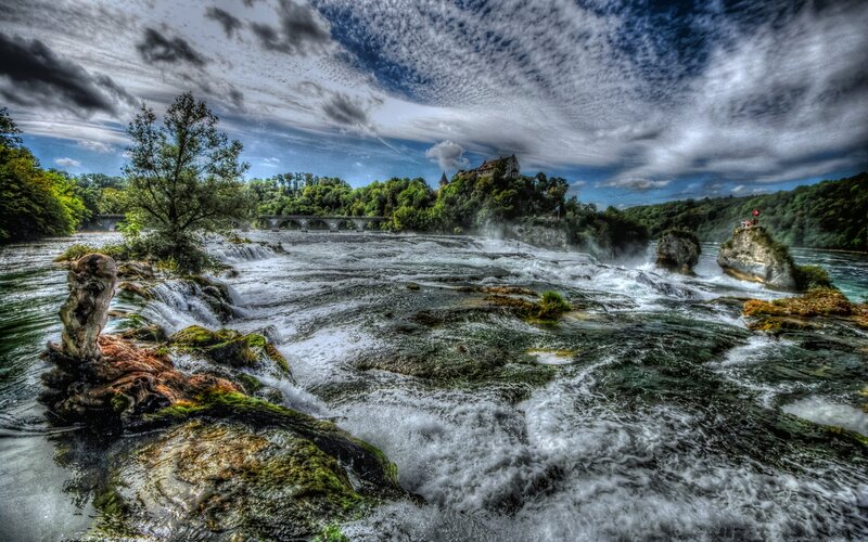 River Rapids with Castle