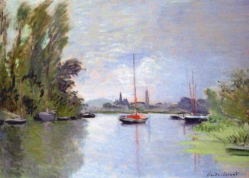 River scene with boats