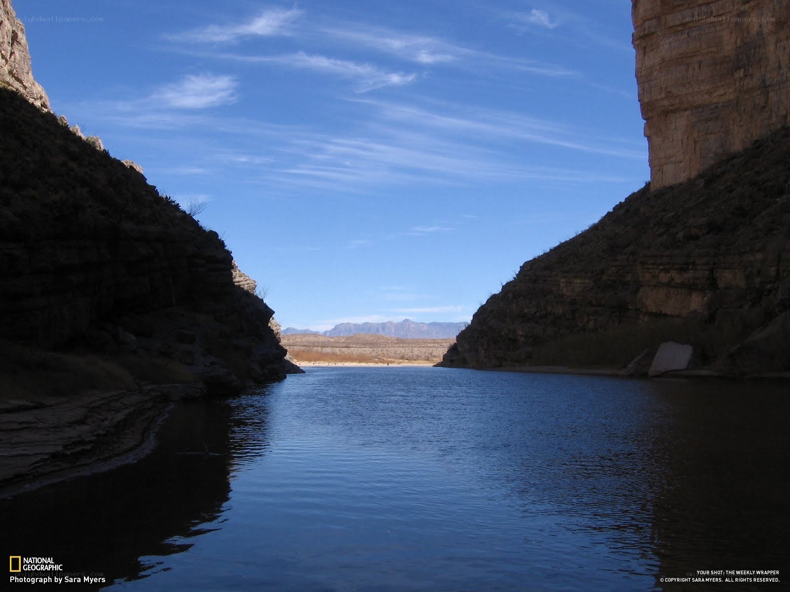 River through a canyon