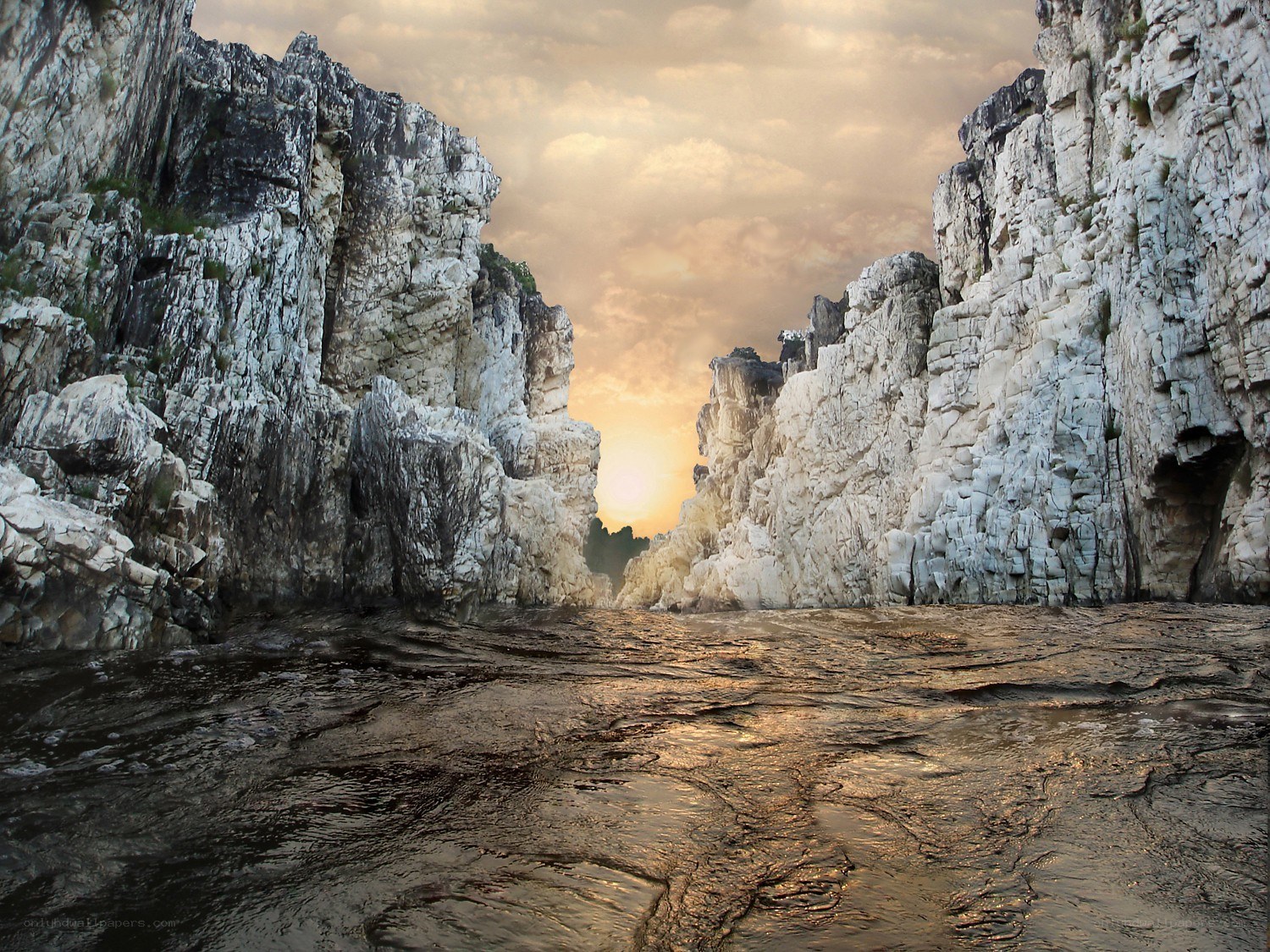 river through a rocky canyon