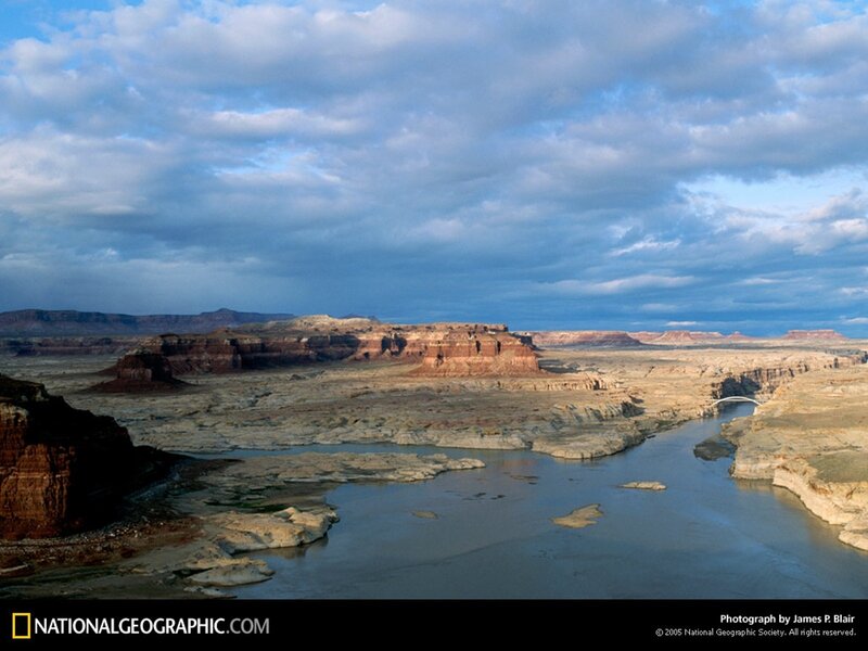 river through canyon landscape
